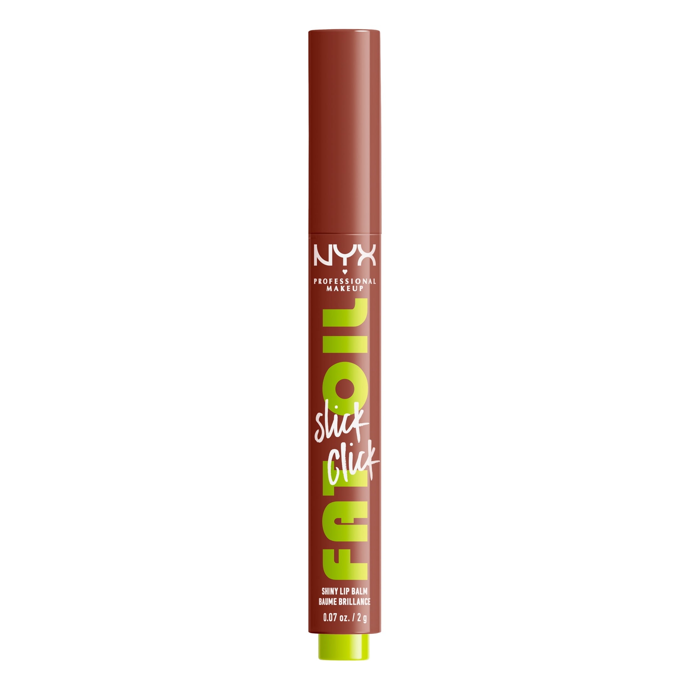 NYX Professional Makeup Fat Oil Slick Click Hydrating Tinted Lip Gloss with Lightweight Hydration, Link in My Bio, 0.07 oz