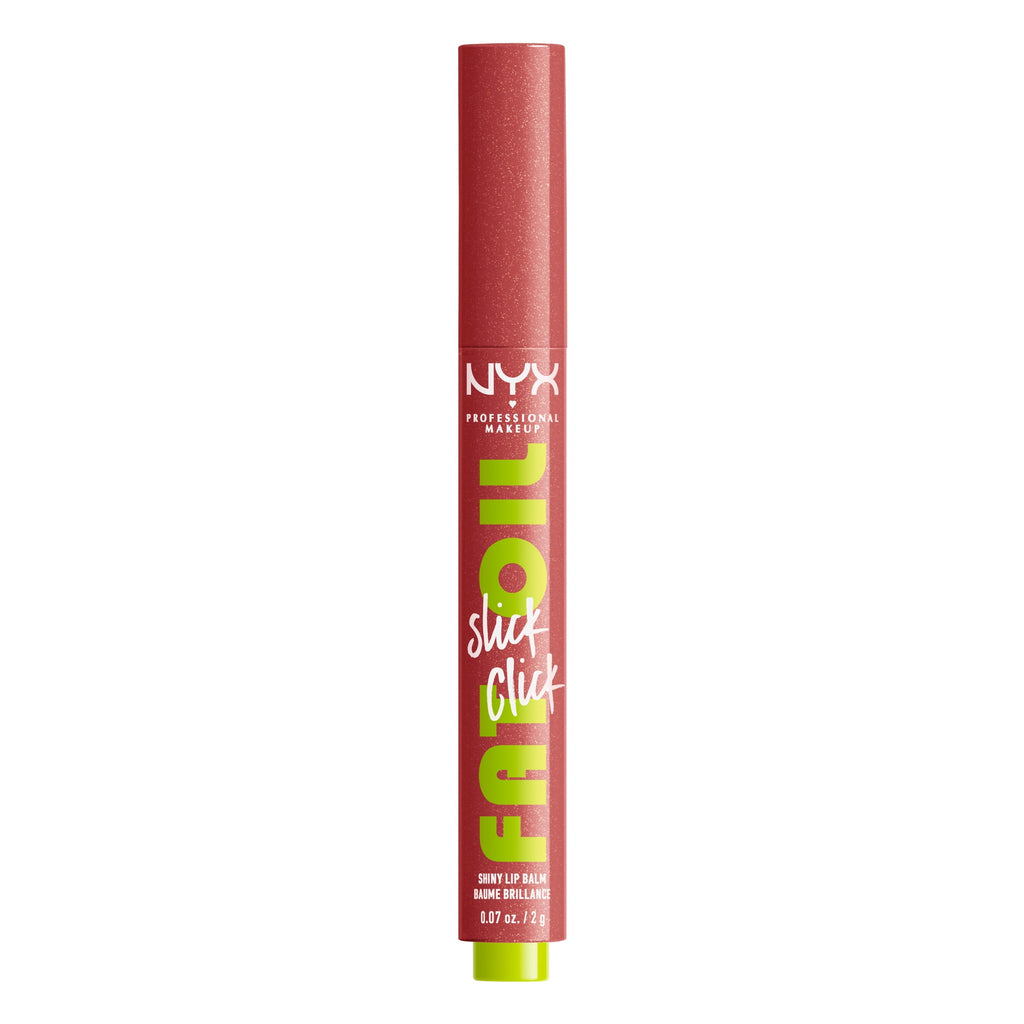 NYX Professional Makeup Fat Oil Slick Click Hydrating Tinted Lip Gloss with Lightweight Hydration, No Filter Needed, 0.07 oz