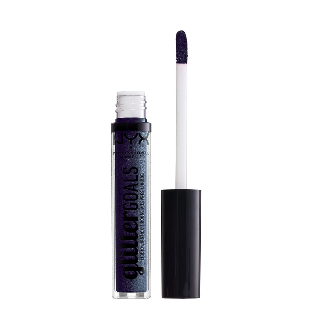 NYX Professional Makeup Glitter Goals Liquid Lipstick, Oil Spill