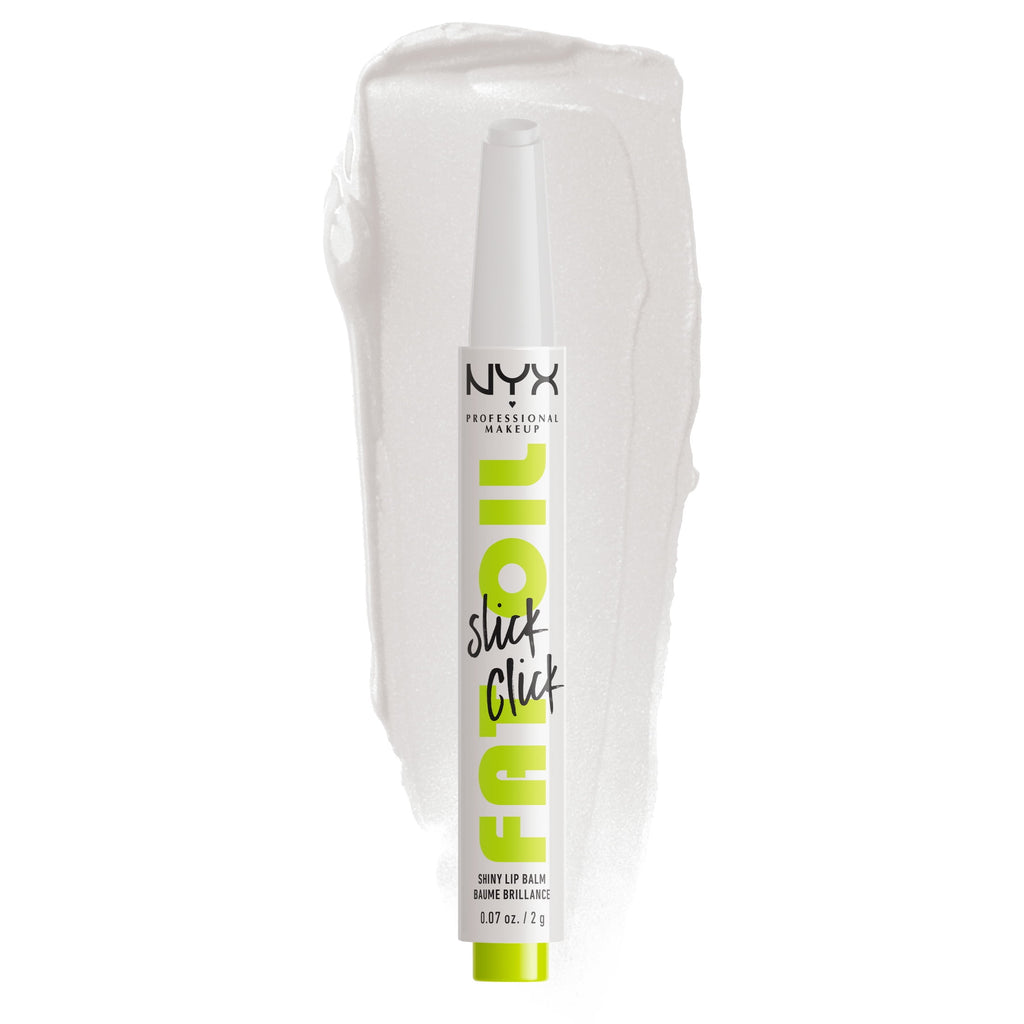 NYX Professional Makeup Fat Oil Slick Click Hydrating Tinted Lip Gloss with Lightweight Hydration, Going Live, 0.07 oz