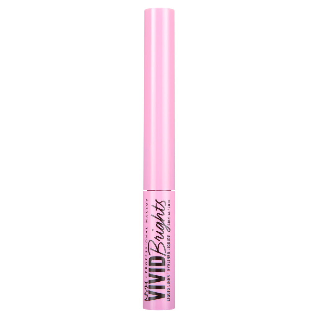 NYX Professional Makeup Vivid Bright Matte Liquid Eyeliner, Sneaky Pink, 0.06 fl oz