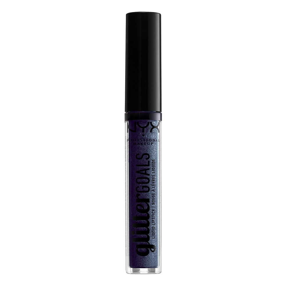 NYX Professional Makeup Glitter Goals Liquid Lipstick, Oil Spill