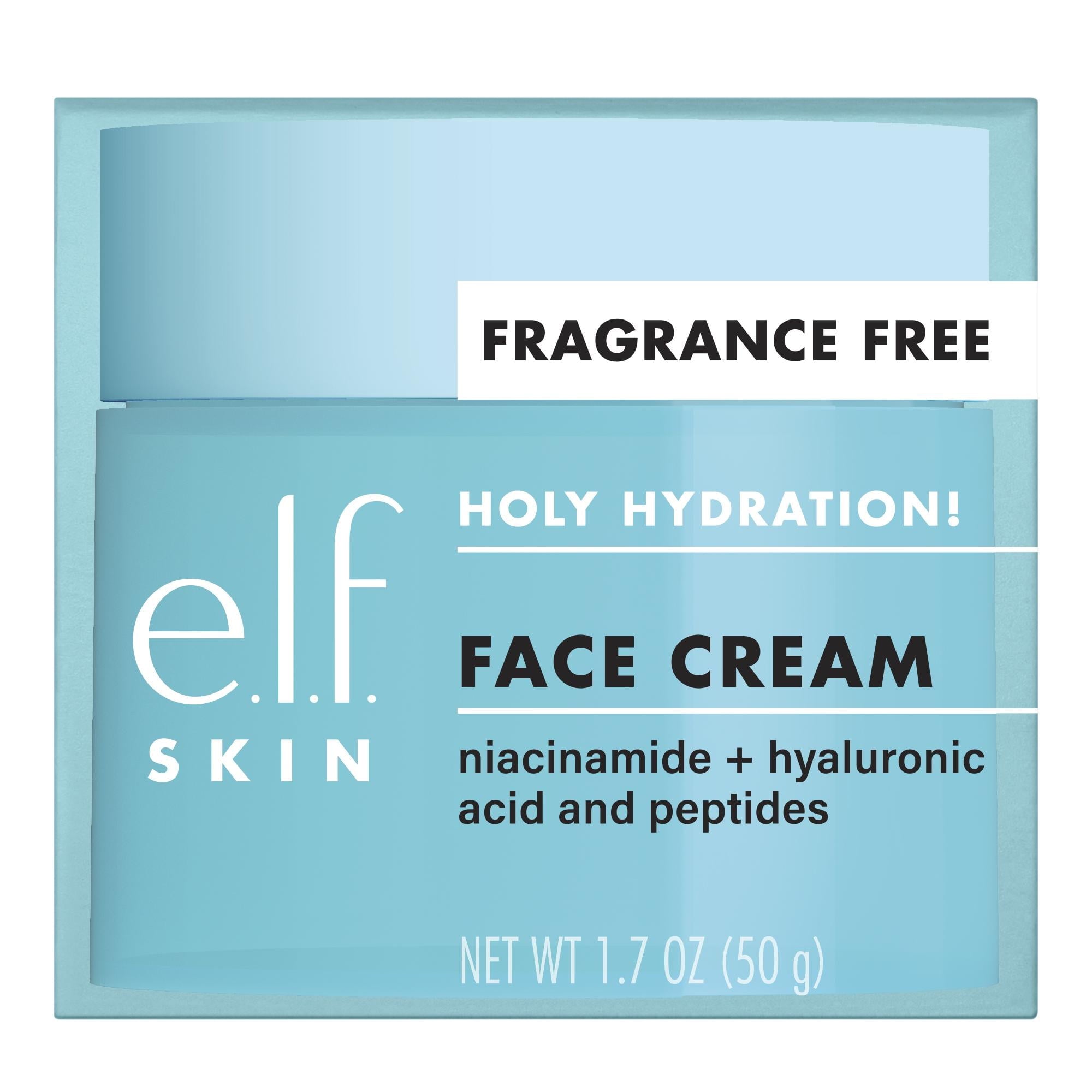 e.l.f. SKIN Holy Hydration! Face Cream Fragrance Free, 1.7oz