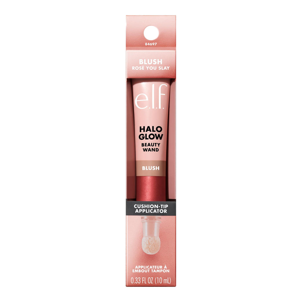 e.l.f. Halo Glow Blush Beauty Wand, Rosé You Slay, 0.33 fl oz