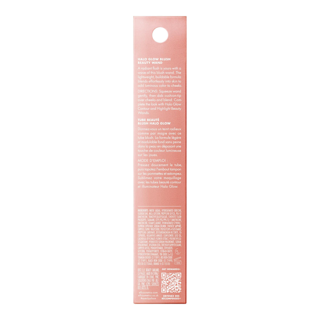 e.l.f. Halo Glow Blush Beauty Wand, Pink-Me-Up, 0.33 fl oz