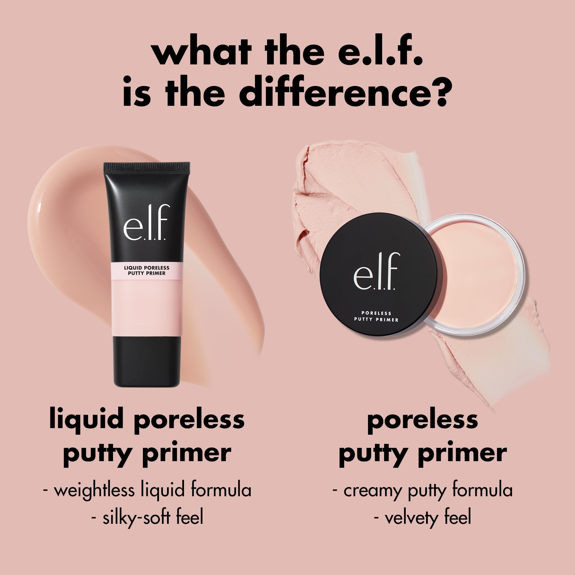 e.l.f. Liquid Poreless Putty Primer, 0.94 fl oz