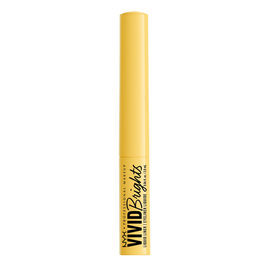 NYX Professional Makeup Vivid Brights Liquid Liner, Smear-Resistant Eyeliner, Had Me At Yellow