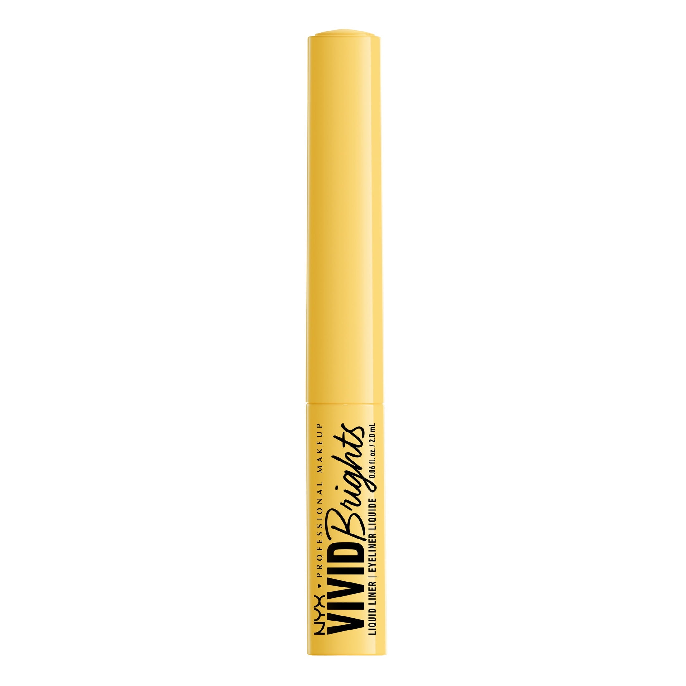 NYX Professional Makeup Vivid Brights Liquid Liner, Smear-Resistant Eyeliner, Had Me At Yellow
