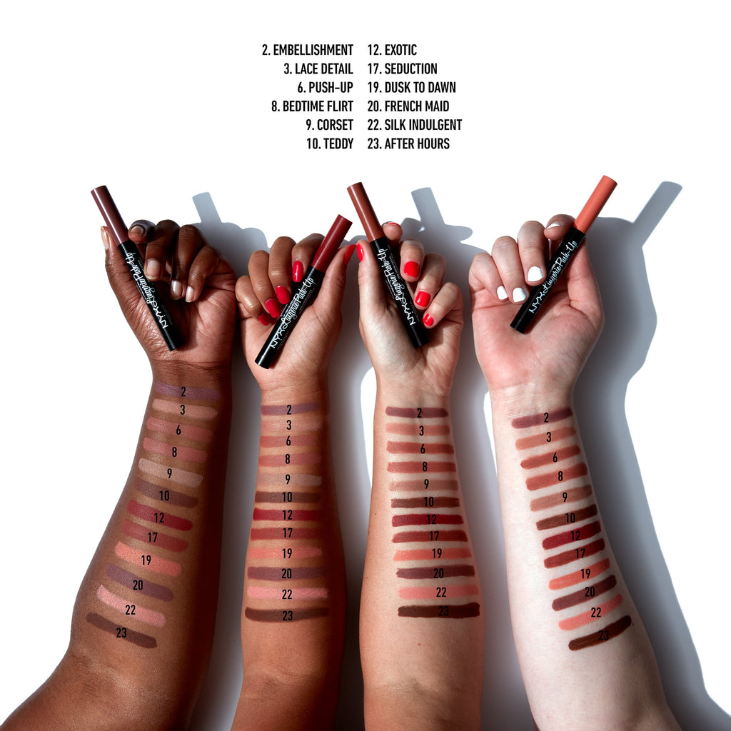 NYX Professional Makeup Lip Lingerie Push-Up Long-Lasting Lipstick, Exotic