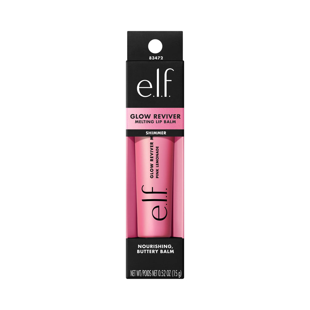e.l.f. Glow Reviver Melting Lip Balm, Pink Lemonade, 0.52oz