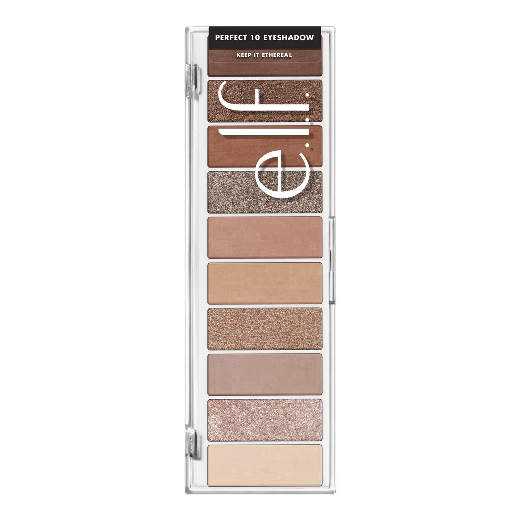 e.l.f. Perfect 10 Eyeshadow Palette, Keep It Ethereal, 0.42oz