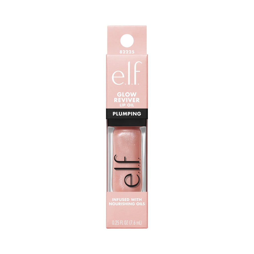 e.l.f. Glow Reviver Plumping Lip Oil, Piggy Bank, 0.25 fl oz