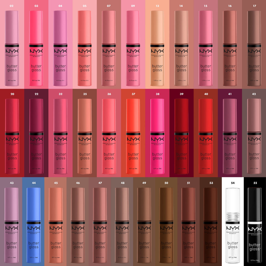 (2 pack) NYX Professional Makeup Butter Gloss, Non-Sticky Lip Gloss, Lava Cake, 0.27 Oz