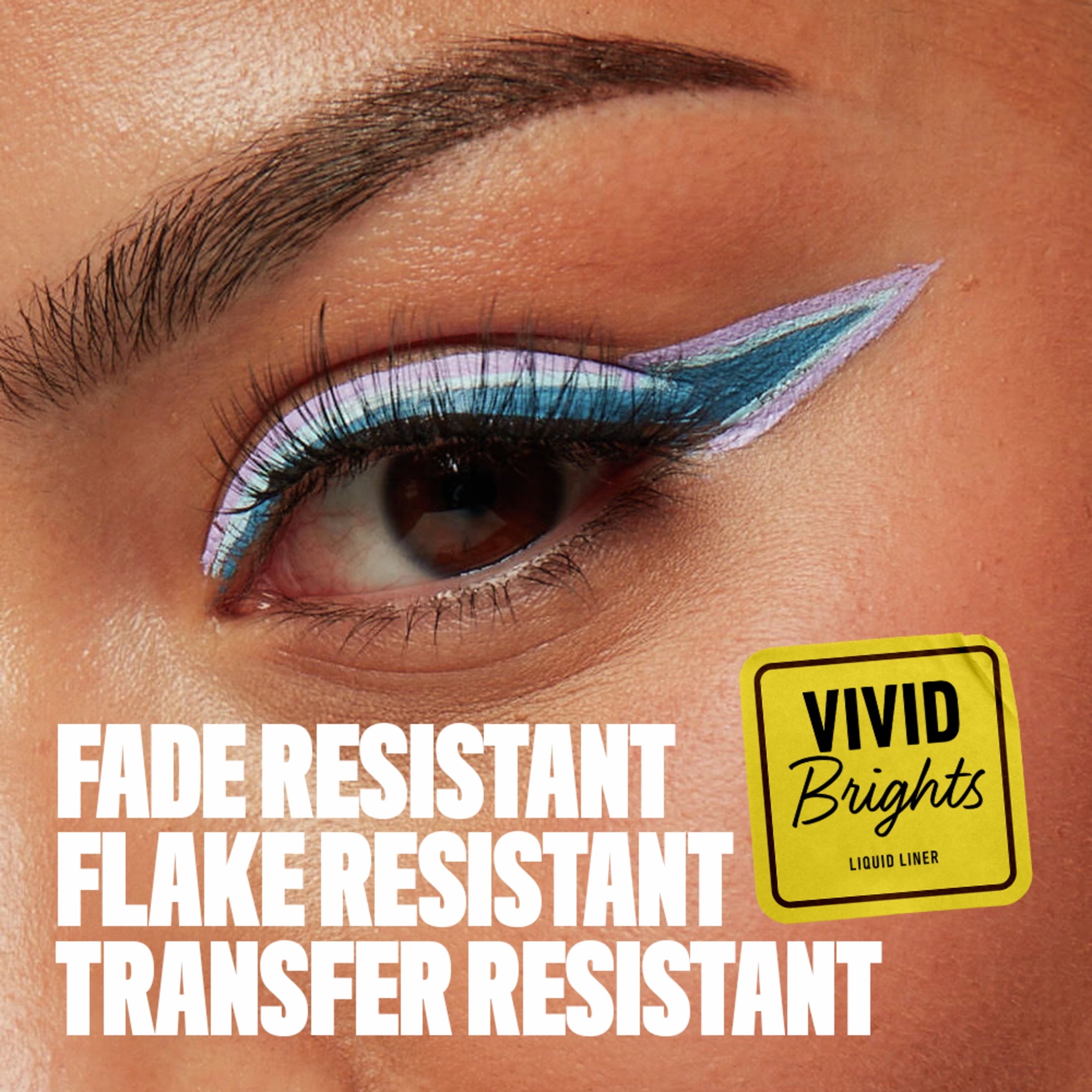 NYX Professional Makeup Vivid Brights Liquid Liner, Smear-Resistant Eyeliner, Don't Pink Twice