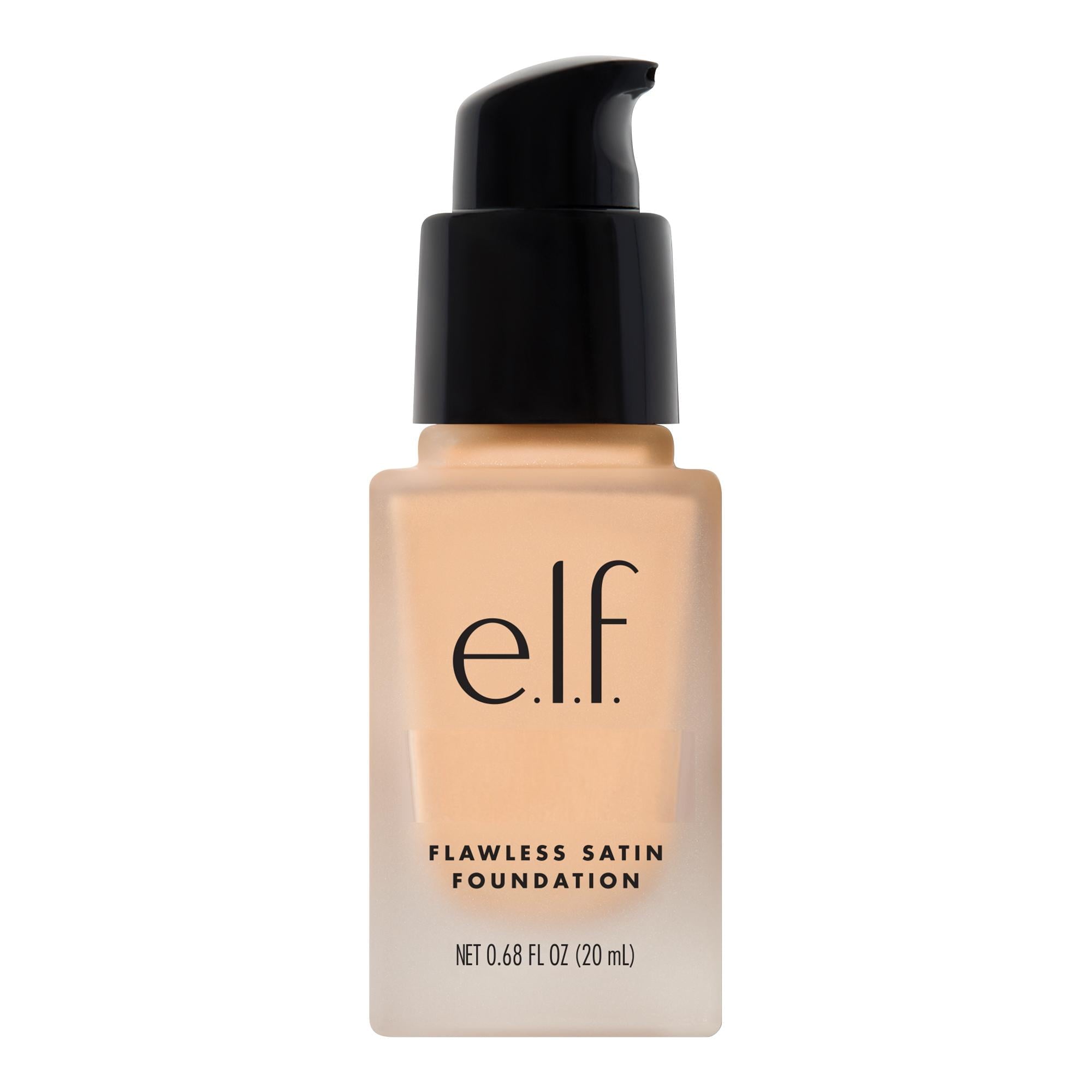 e.l.f. Flawless Satin Foundation, Bisque, 0.68 fl oz