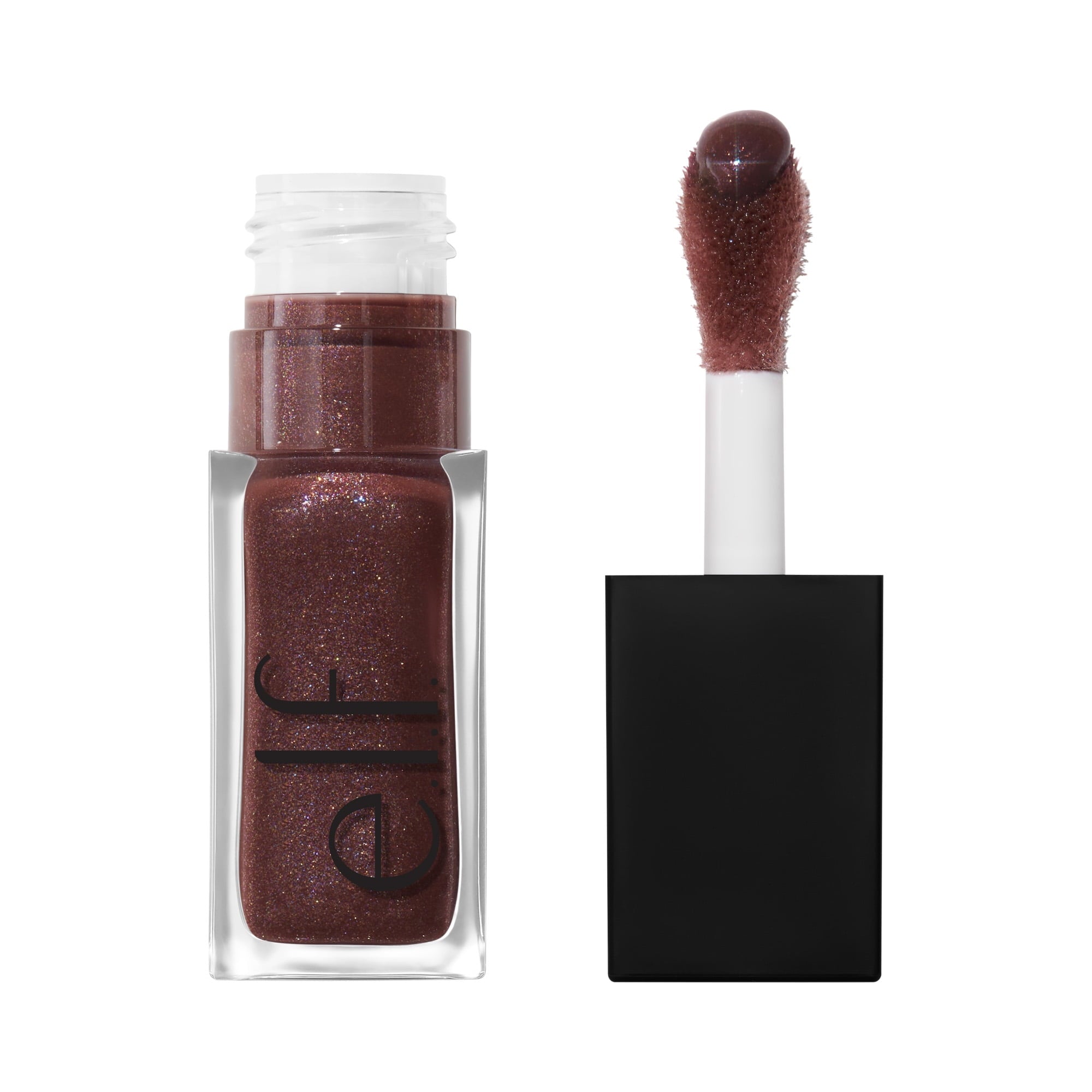 e.l.f. Glow Reviver Plumping Lip Oil, Espresso Tonic, 0.25 fl oz