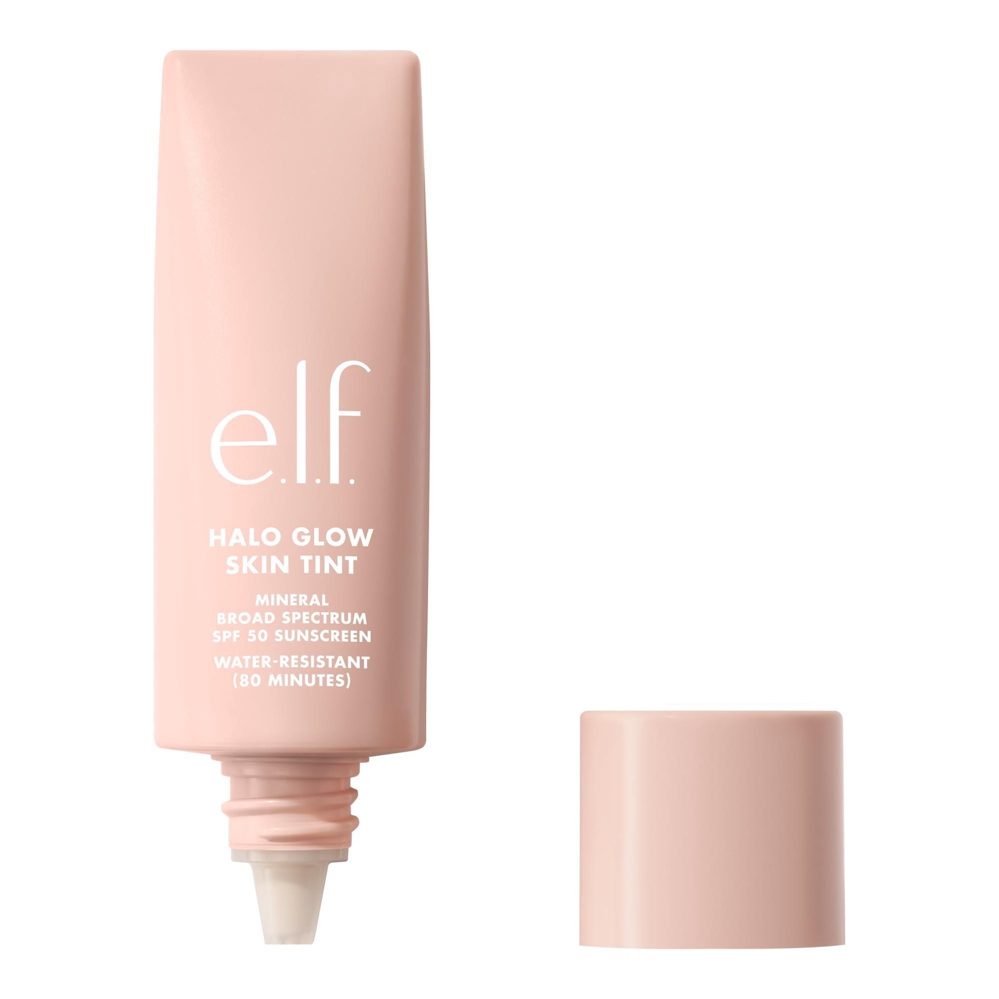 e.l.f. Halo Glow Skin Tint Mineral SPF 50, Tinted Moisturizer, 1 Fair Neutral, 1 fl oz