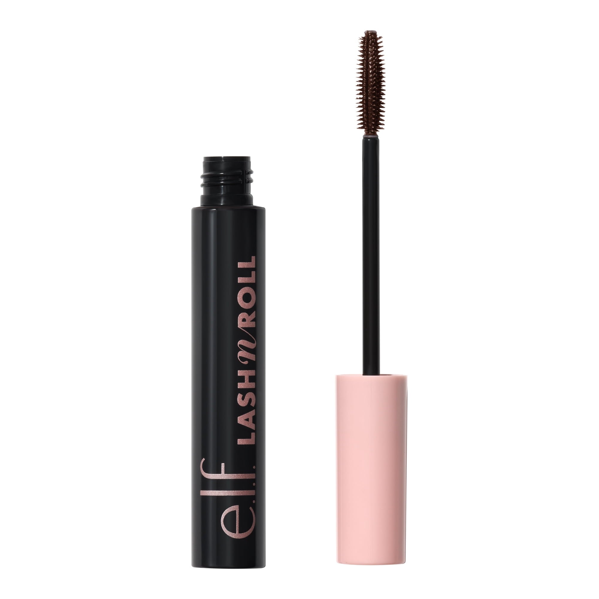 e.l.f. Lash 'N Roll® Curling & Lifting Mascara, Deep Brown, 0.32oz