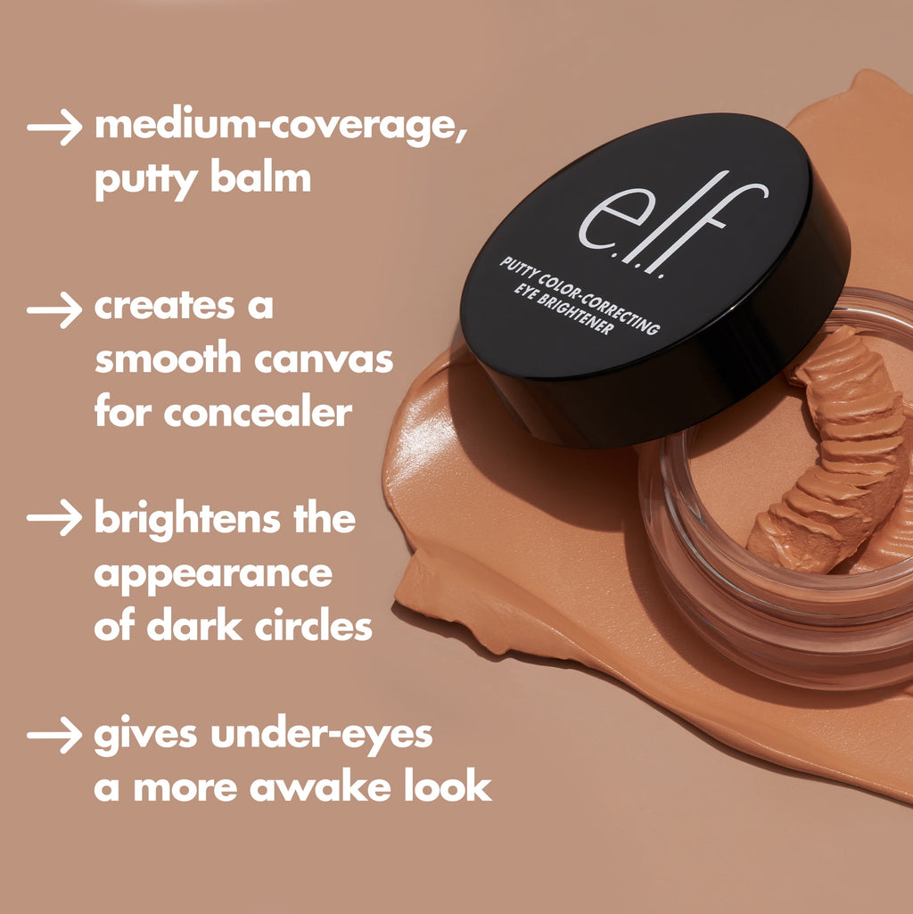 e.l.f. Putty Color-Correcting Eye Brightener, Fair, 0.14oz