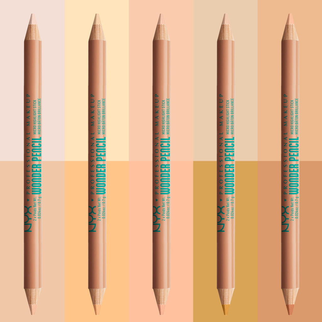 NYX Professional Makeup Wonder Pencil, Vegan Highlighting Pencil, Medium Peach