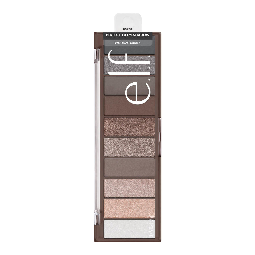 e.l.f. Perfect 10 Eyeshadow Palette, Everyday Smoky