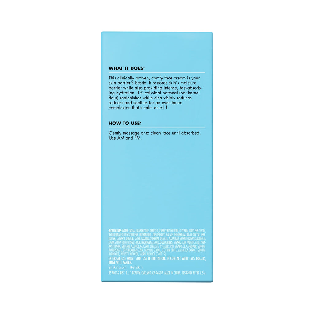 e.l.f. SKIN Holy Hydration! Barrier Goals Cream, 2.1oz