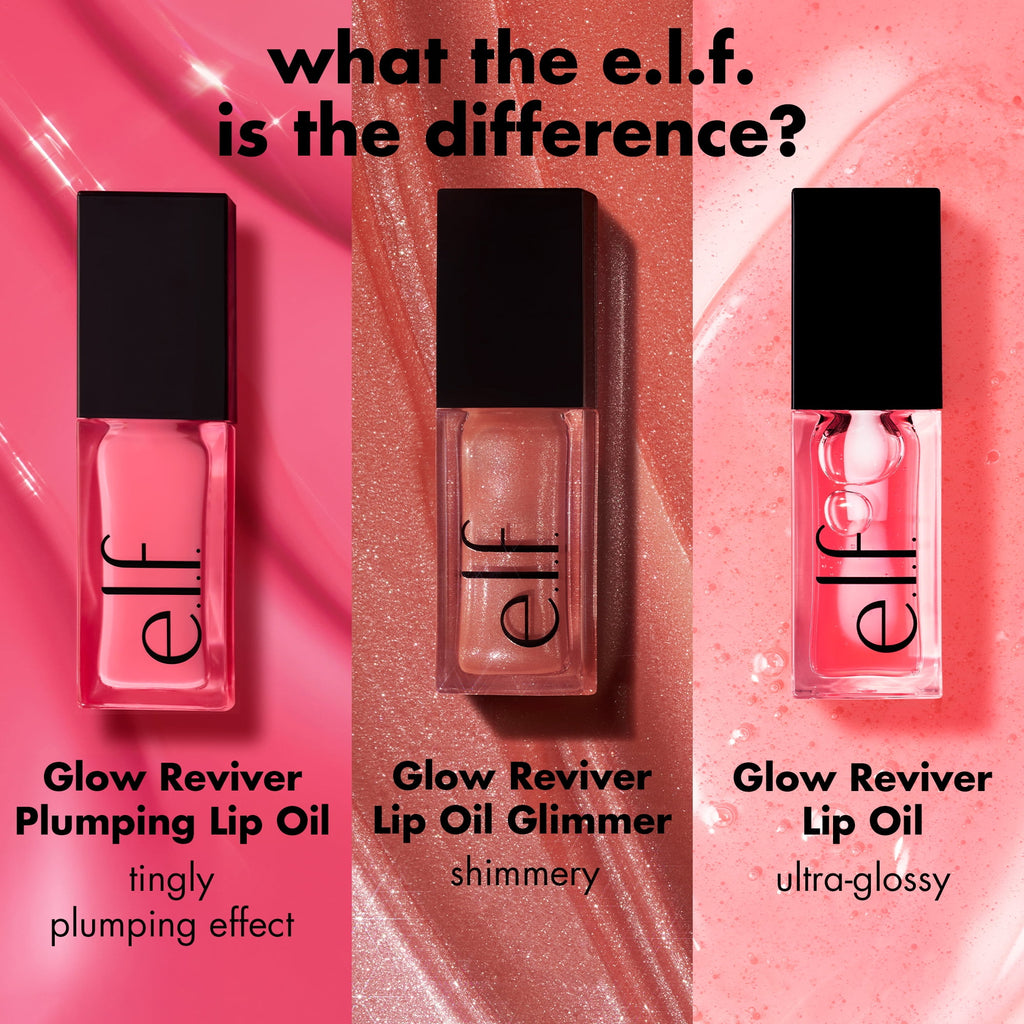 e.l.f Glow Reviver Plumping Lip Oil Dreamsicle 0.25 fl oz