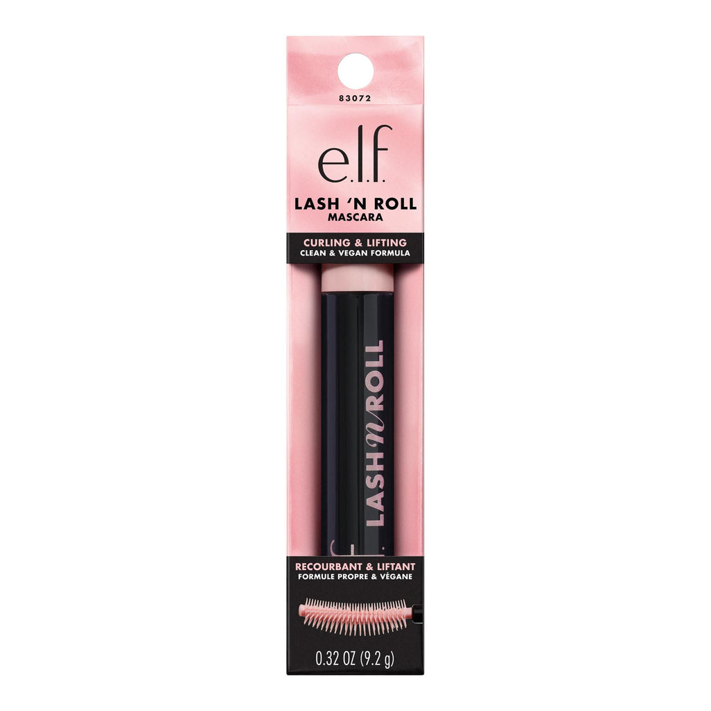 e.l.f. Lash 'N Roll® Curling & Lifting Mascara, Pitch Black, 0.32oz