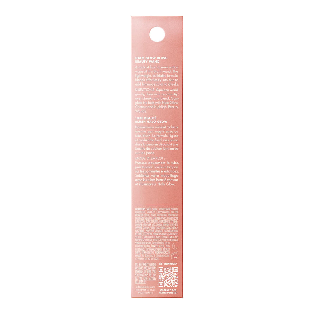 e.l.f. Halo Glow Blush Beauty Wand, Rosé You Slay, 0.33 fl oz